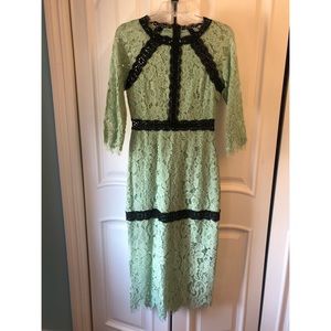 New Lace Mint Green Dress